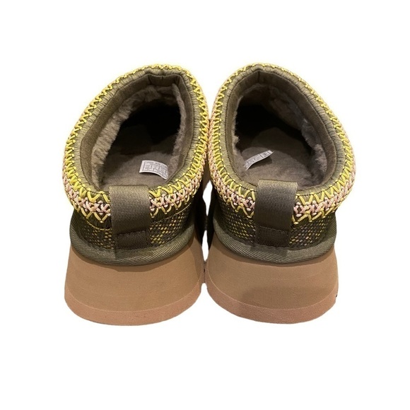 UGG Tazz Maxi Tasman Slip On Slipper Shoes Burnt Olive 1140430 Women Size 10 NEW - Picture 3 of 11